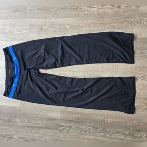 Calvin Klein black wide leg lounge pants, walking pants size medium